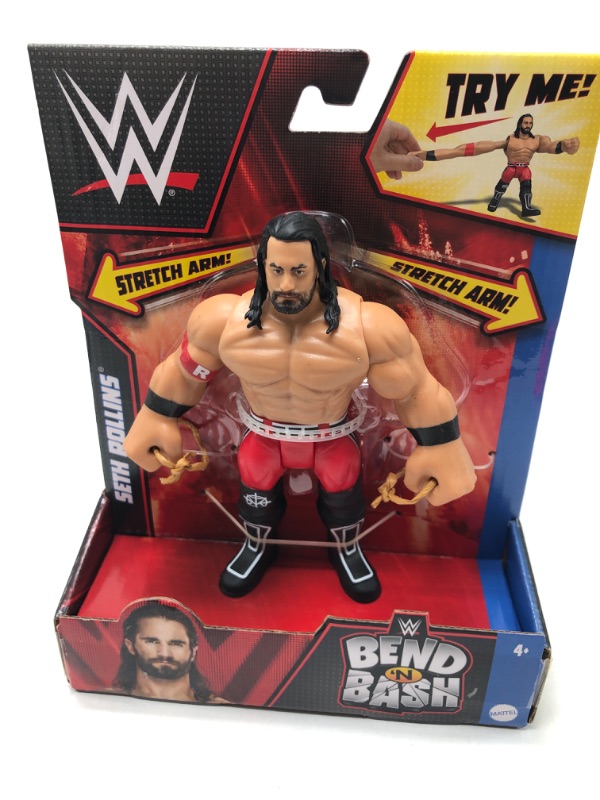 Photo 3 of 2023 WWE Mattel Bend 'N' Bash Series 3 Seth Rollins

