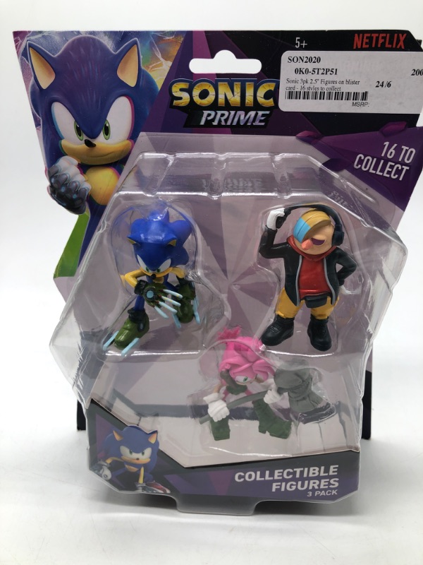 Photo 2 of SONIC ACTION FIGURE 3 PACK