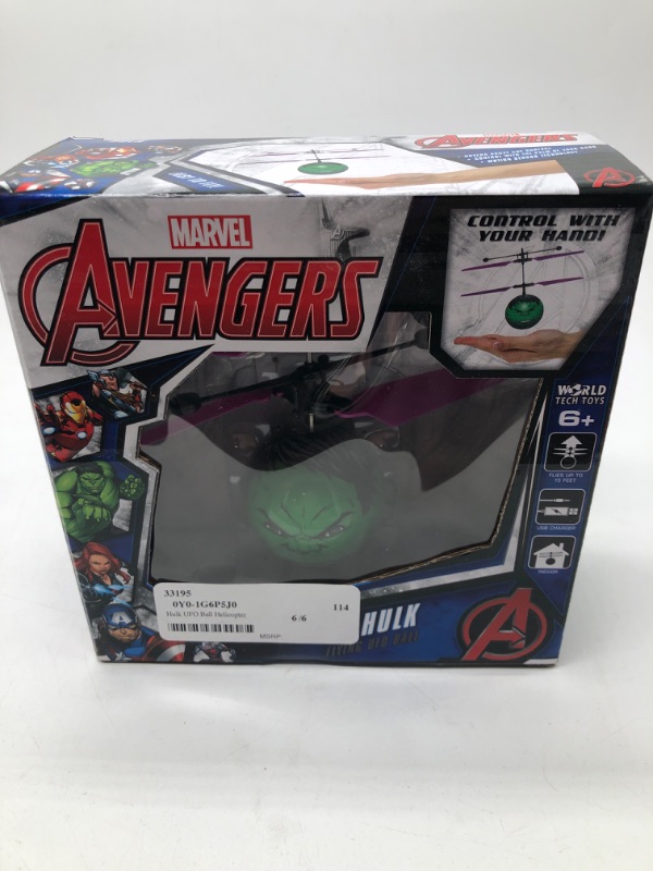 Photo 2 of Marvel Avengers Hulk IR UFO Ball Helicopter

