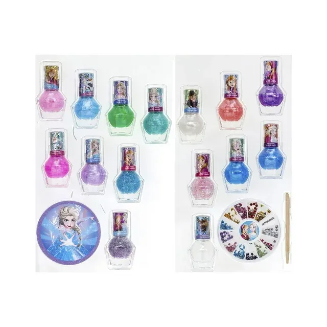 Photo 1 of Disney Frozen - Townley Girl Non-Toxic Peel-Off Nail Polish Set for Girls Ages 3+ (18 CT)
