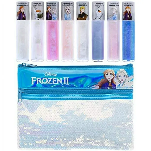 Photo 1 of Frozen 8pk Lip Gloss with Sequin Bag
