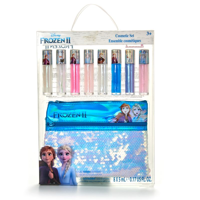 Photo 2 of Frozen 8pk Lip Gloss with Sequin Bag
