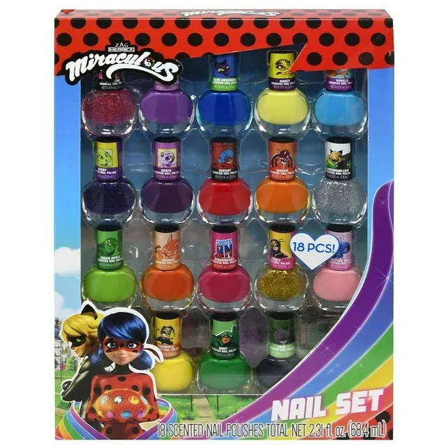 Photo 1 of Miraculous Ladybug 18pk Nail Polish in Box
