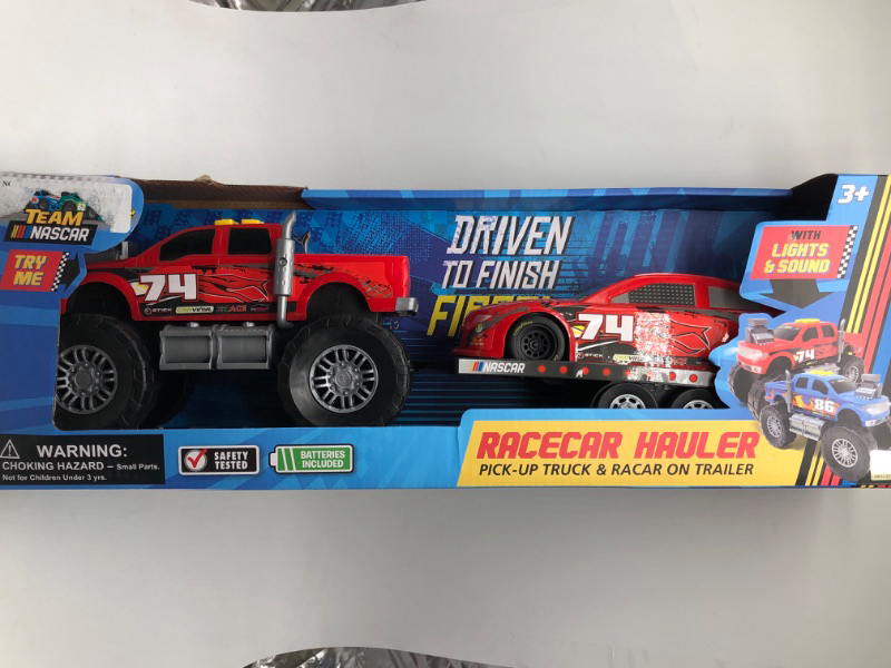 Photo 1 of nascar racecar truck  hauler toy