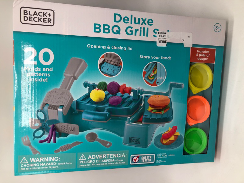 Photo 1 of black and decker deluxe bbq grill set playdough