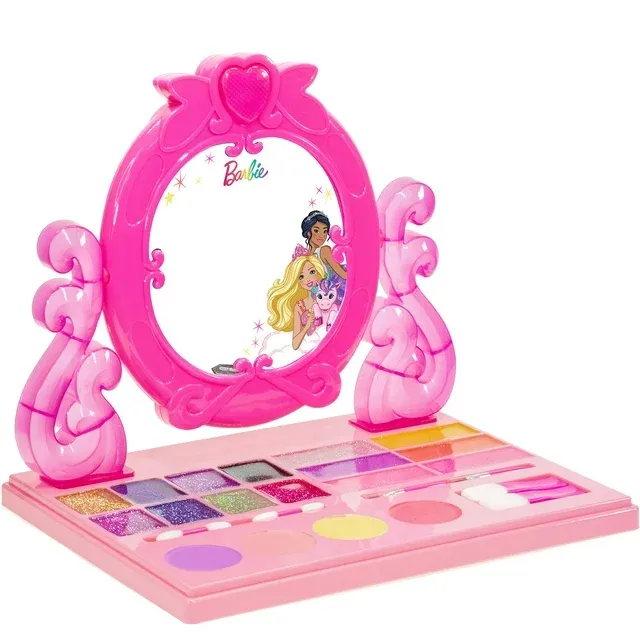 Photo 2 of Barbie - Townley Girl Cosmetic Vanity Compact Makeup Set with Light & Built-in Music
