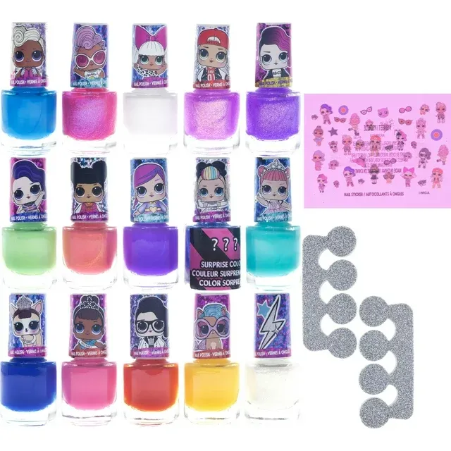 Photo 1 of L.O.L Surprise! Townley Girl Nail Polish & Accessories Pretend Play Toy and Gift for Girls 18 CT
