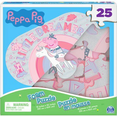 Photo 2 of 25-Piece Peppa Pig Foam Puzzle for Families and Kids Ages 4 and up
