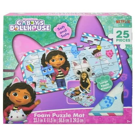 Photo 1 of Gabby S Dollhouse 25 Pc Foam Puzzle Mat
