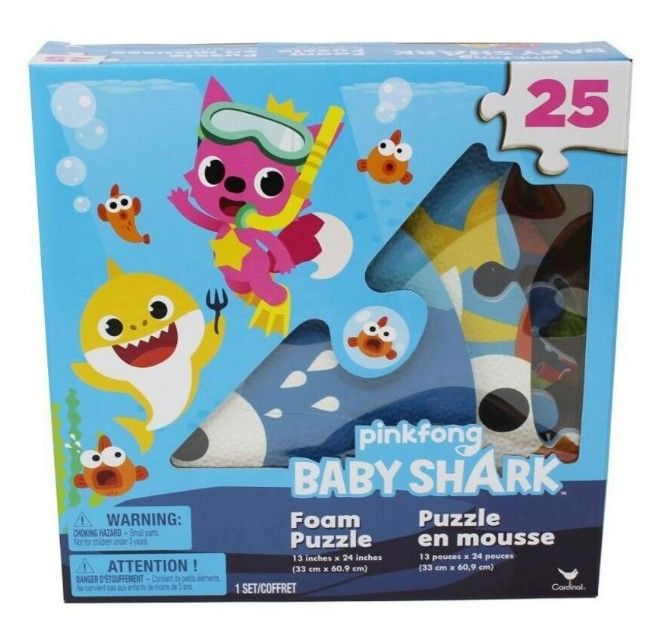 Photo 1 of Pinkfong Baby Shark 25-Piece Foam Puzzle
