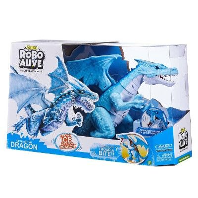 Photo 2 of Robo Alive Roaring Ice Dragon Battery-Powered Robotic Toy by Zuru
