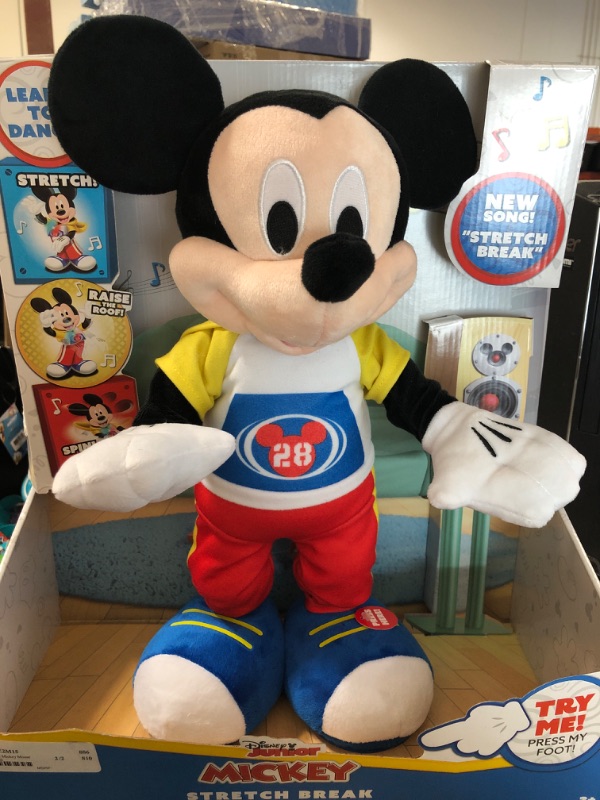 Photo 3 of Disney Junior Stretch Break Mickey Mouse Music Plush
