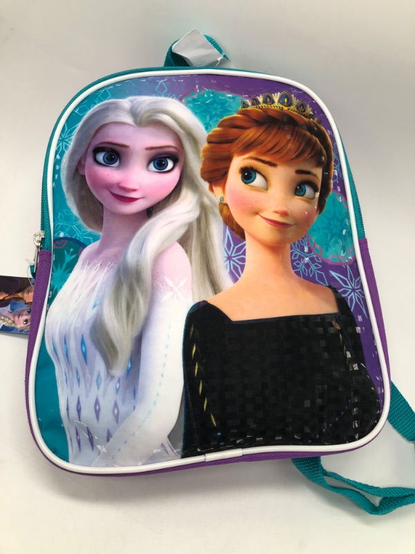 Photo 2 of Personalized 11" Frozen Anna and Elsa Mini Back pack School Bag Travel Pack
