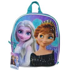 Photo 1 of Personalized 11" Frozen Anna and Elsa Mini Back pack School Bag Travel Pack
