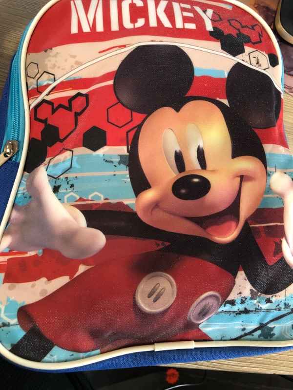 Photo 3 of Disney Kids Mickey Mouse Backpack 11 Mini Toddler Boys Girls Red Blue
