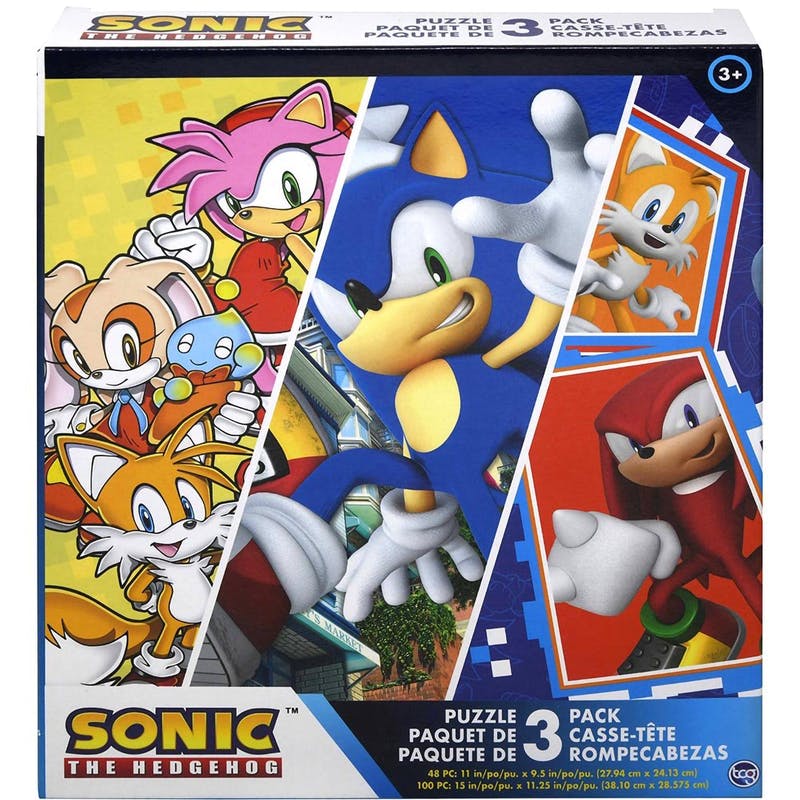 Photo 1 of Sonic 30389475 Sonic the Hedgehog Puzzle Pack of 3

