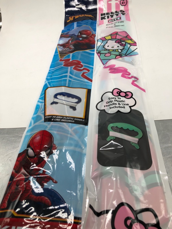 Photo 1 of 2 Pack Spiderman And Hello-Kitty kites