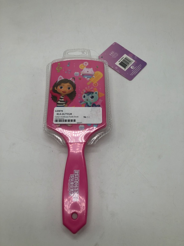 Photo 2 of Gabby's Dollhouse Girls Paddle Hairbrush, Pink
