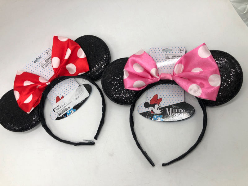 Photo 1 of 2 Pack Minnie Mouse Headbands 