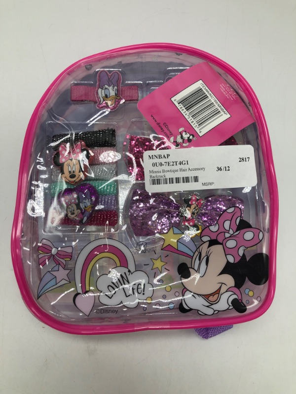 Photo 2 of Disney Minnie Mouse Bowtique Hair Accessory Backpack
