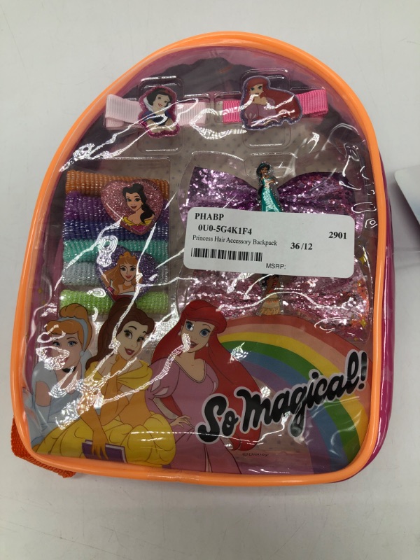 Photo 2 of Disney Princess Hair Accessory Backpack
