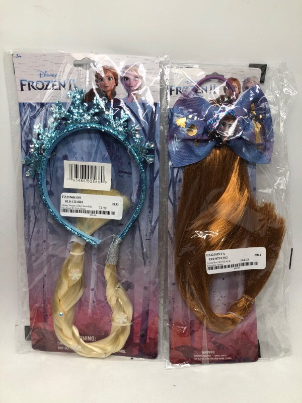 Photo 1 of Girls Disney Frozen(c) II Anna Hair Clip with Faux Hair Ponytail Purple Multi &&&
Disney's Frozen 2 Snowflake Headband with Faux Hair Braid
