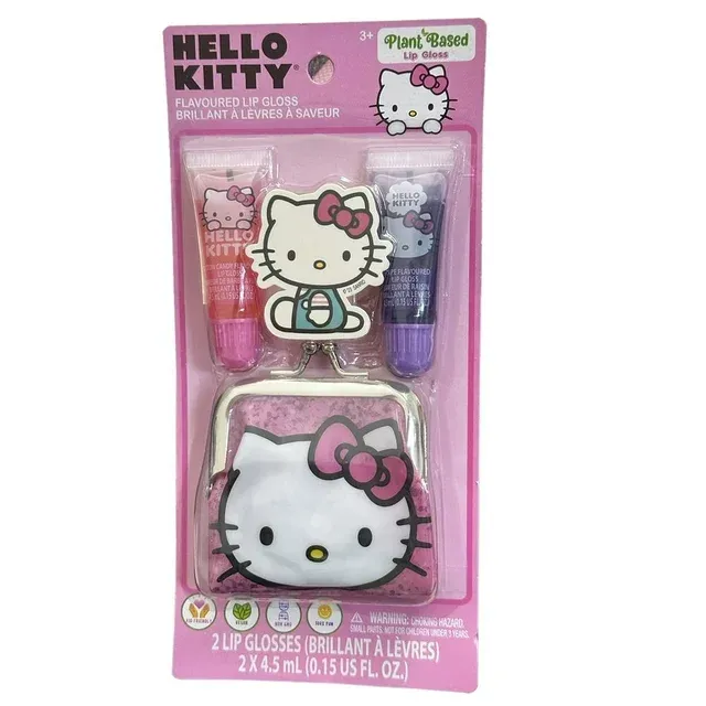 Photo 1 of Hello Kitty Lip Gloss With Coin Purse Set
