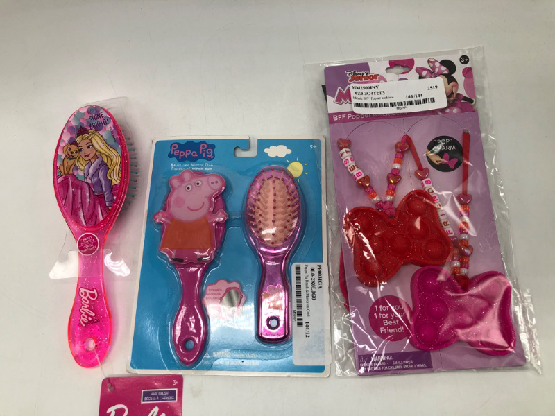 Photo 1 of 3 Pack Miscellaneous Kit Barbie, Minnie & Peppa Pig