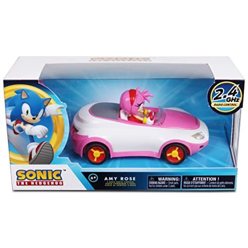 Photo 2 of Team Sonic Racing RC: Amy Rose - NKOK (683) 1:28 Scale 2.4GHz RC Car 6.5 Compact Design Officially Licensed Sega Sonic the Hedgehog Battery Power
