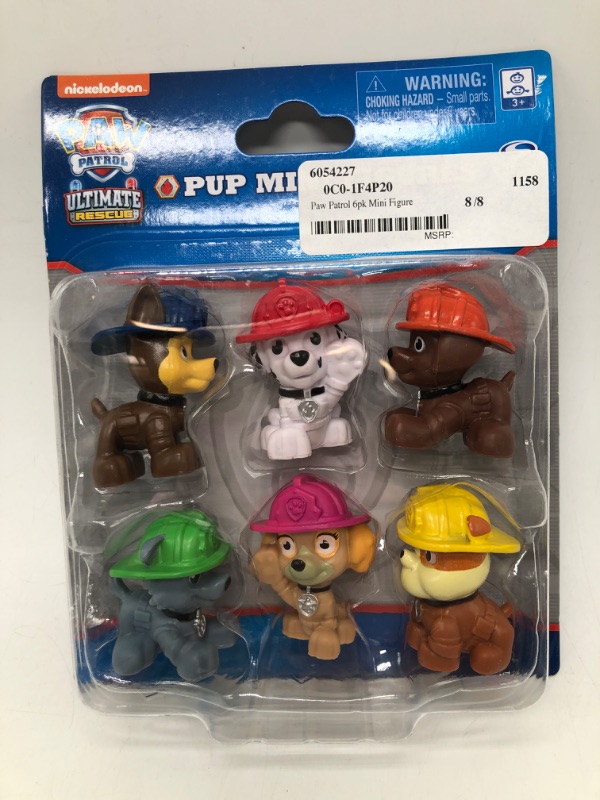 Photo 2 of Paw Patrol 6pk Mini Figure
