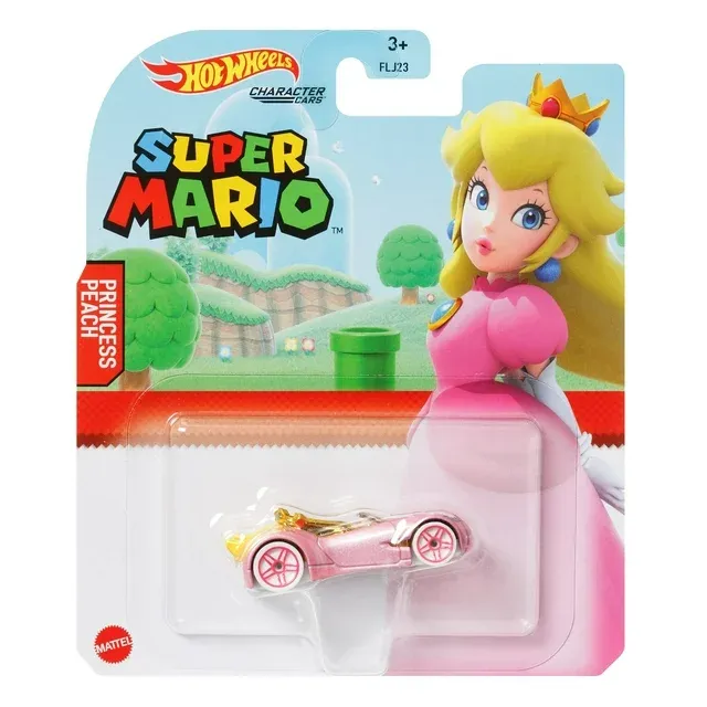 Photo 2 of Hot Wheels Mario Brothers Princess Peach Toy
