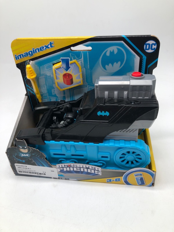 Photo 2 of Imaginext DC Super Friends Bat-Tech Tank Vehicle with Lights & Batman Figure Set 3 Pieces
