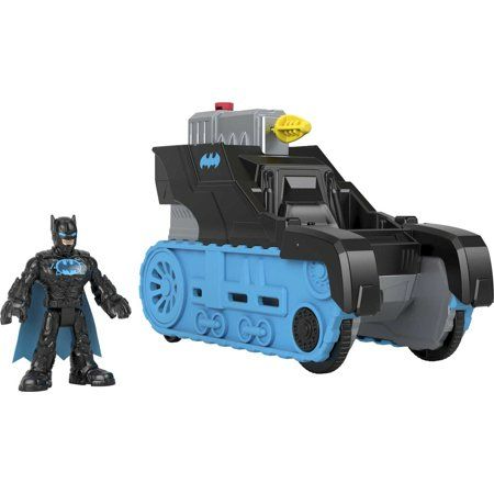 Photo 1 of Imaginext DC Super Friends Bat-Tech Tank Vehicle with Lights & Batman Figure Set 3 Pieces
