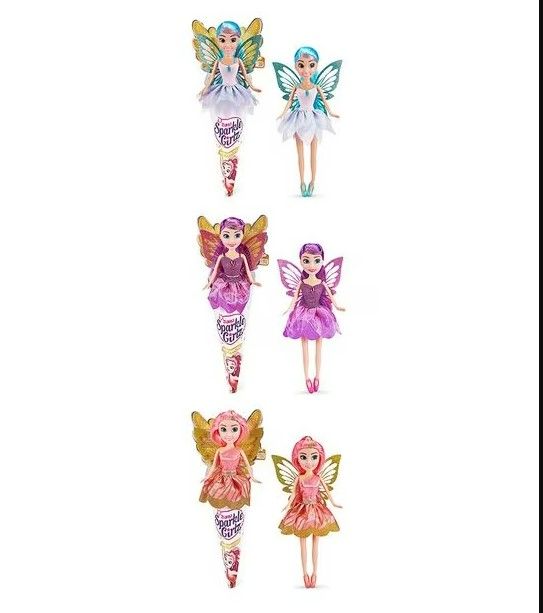 Photo 1 of 3 Pack Sparkle Girlz Fairy Cone Doll by ZURU - Assorted*
