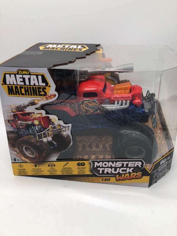 Photo 2 of Metal Machines Monster Truck Wars T-Rex Vehicle
