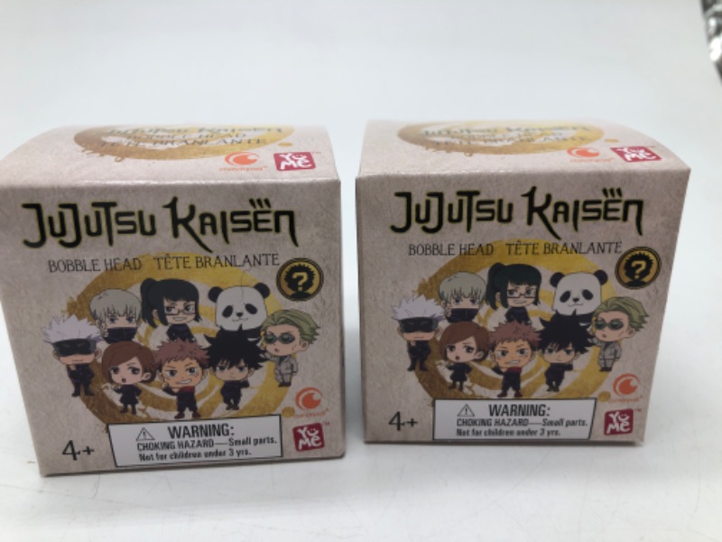 Photo 2 of 2 Pack Jujutsu Kaisen Bobblehead Blind Box Mystery Bundle 
