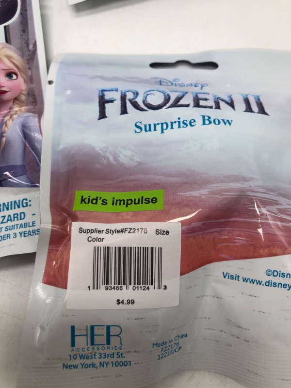 Photo 2 of 4 Pack Disney FROZEN II  BFF Surprise BOWS Blind Bags-New!
