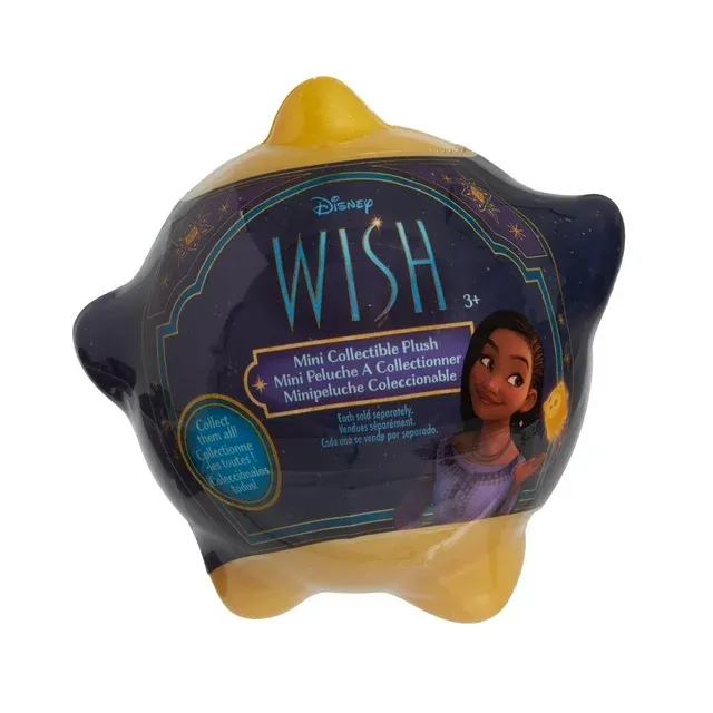 Photo 1 of 2 pack Disney Wish Mini Collectible 3-inch Plush Toy in Wishing Star Blind Bag Inspired Capsule, Kids Toys for Ages 3 up

