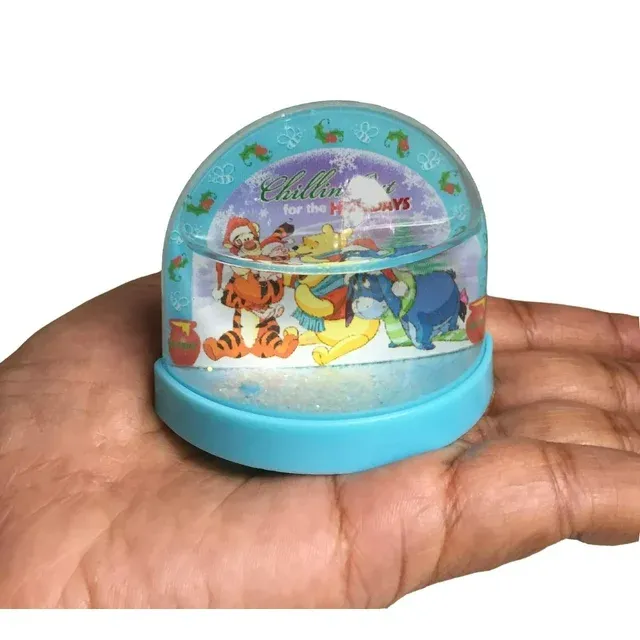Photo 1 of 2 PACK Pooh Lenticular Plastic Holiday Snowglobe
