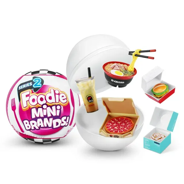Photo 1 of 3 Pack 5 Surprise Foodie Mini Brands Series 2 Capsule Novelty & Gag Toy by ZURU
