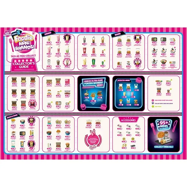 Photo 2 of 2 Pack 5 Surprise Foodie Mini Brands Series 2 Capsule Novelty & Gag Toy by ZURU
