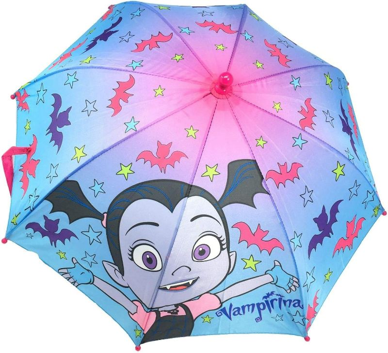Photo 2 of Disney Vampirina Girls  Umbrella w/Figurine Handle
