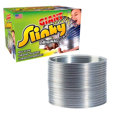 Photo 1 of The Original Giant Slinky Walking Spring Toy Metal Slinky Toys for 3 Year Old Girls and Boys Party Favors Fidget Toys Kids Toys for Ages 5 up Ea
