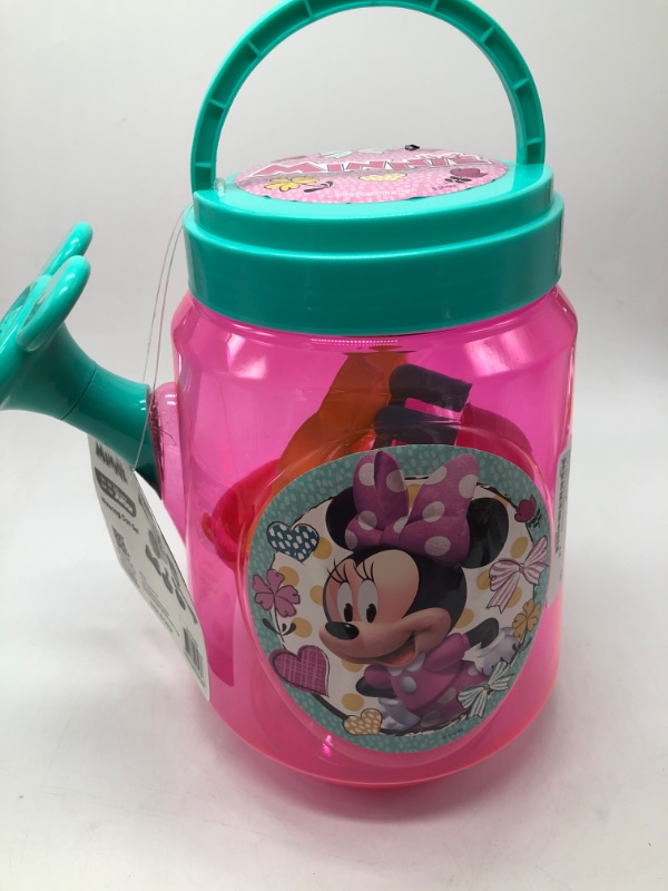 Photo 3 of Disney Minnie Mouse Portable Clear Plastic Beach Watering Can, for Ages 3+. 0.94 Lbs.
