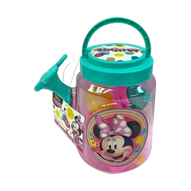 Photo 1 of Disney Minnie Mouse Portable Clear Plastic Beach Watering Can, for Ages 3+. 0.94 Lbs.
