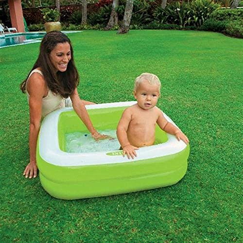 Photo 2 of Intex 33.5 X 33.5 X 9 Inflatable Baby Pool Color May Vary
