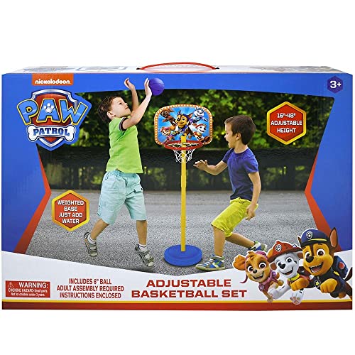 Photo 2 of What Kids Want PAW Patrol Stand up Adjustable Basketball Hoop for Kids
