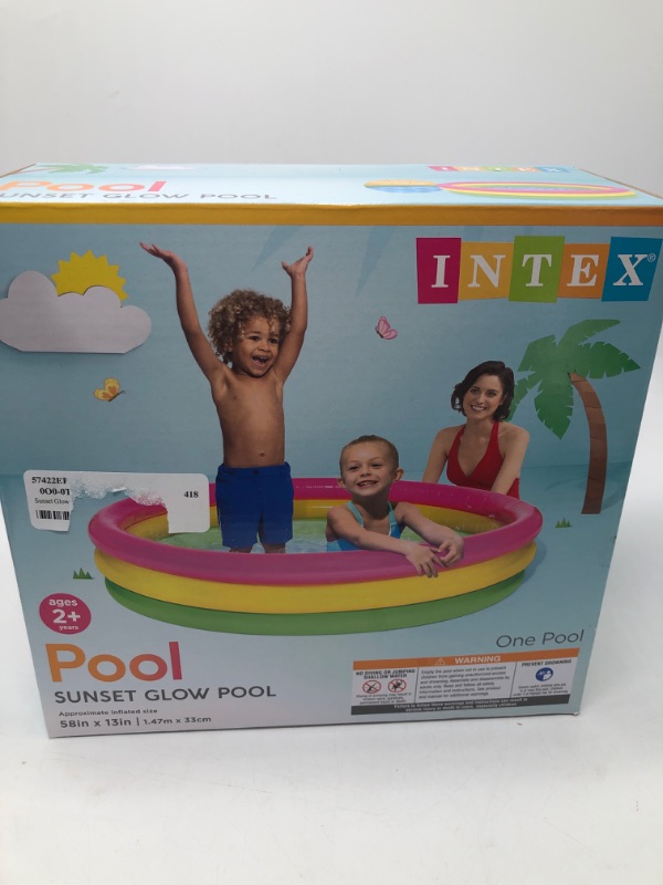 Photo 2 of Intex 57422EP 54 X 12 in. 3-Ring Inflatable Pool
