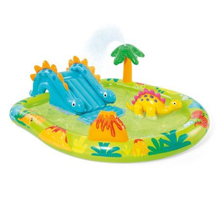 Photo 1 of Intex Little Dino Dinosaur Themed Inflatable Backyard Pool Play Center
