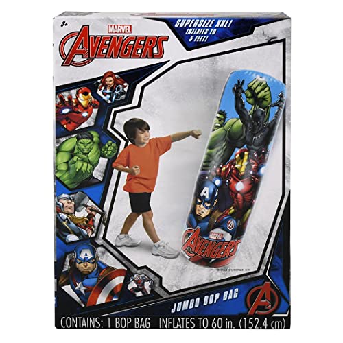 Photo 1 of Avengers Jumbo Bop Bag Kids Super Size Punching Bag 5ft Tall Boys Age 3 and up